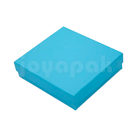 Caja Lino Cuadrada para Juego Grande: Arete, Cadena con Dije