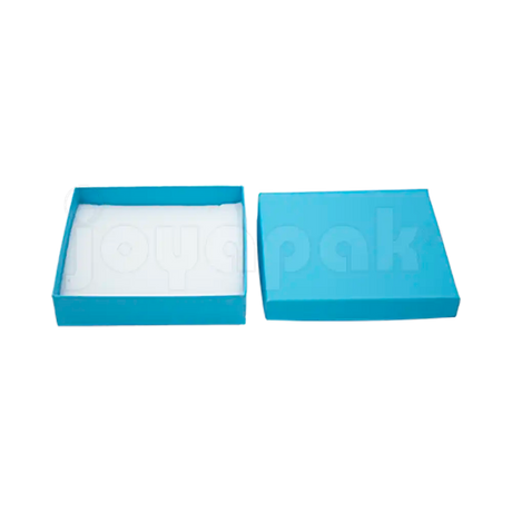 Caja Lino Cuadrada para Juego Grande: Arete, Cadena con Dije