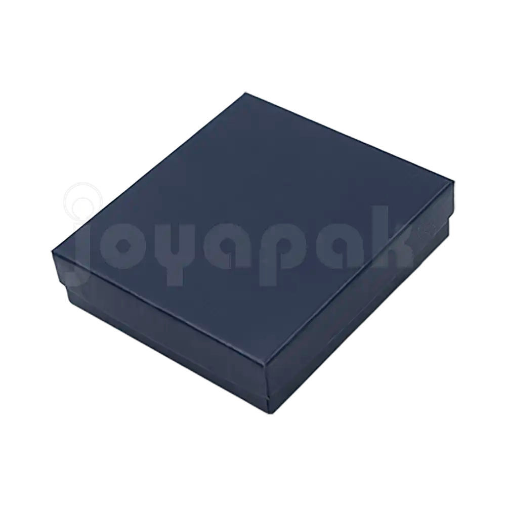 Caja Lino Cuadrada para Juego Grande: Arete, Cadena con Dije