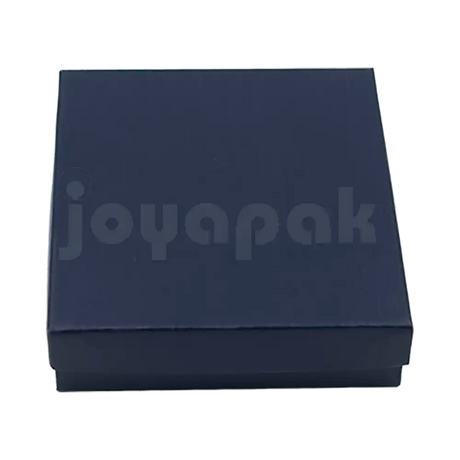 Caja Lino Cuadrada para Juego Grande: Arete, Cadena con Dije