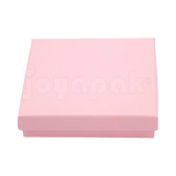 Caja Lino Cuadrada para Juego Grande: Arete, Cadena con Dije