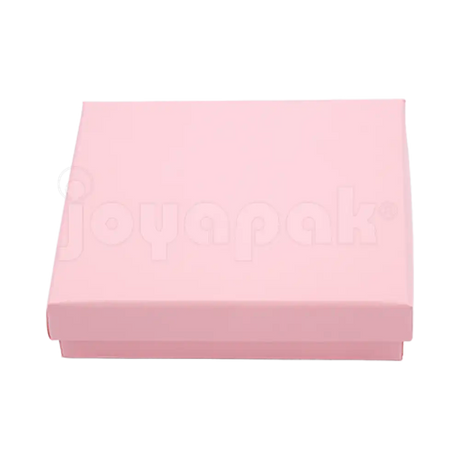 Caja Lino Cuadrada para Juego Grande: Arete, Cadena con Dije