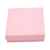 Caja Lino Cuadrada para Juego Grande: Arete, Cadena con Dije