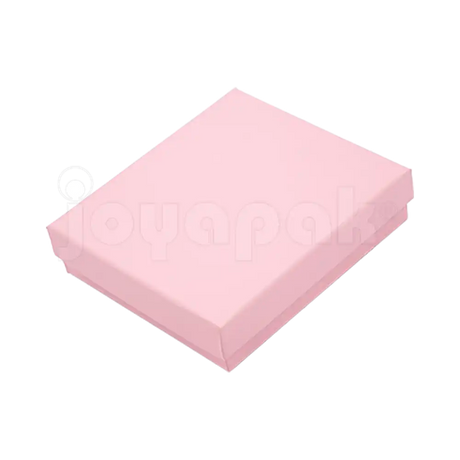 Caja Lino Cuadrada para Juego Grande: Arete, Cadena con Dije