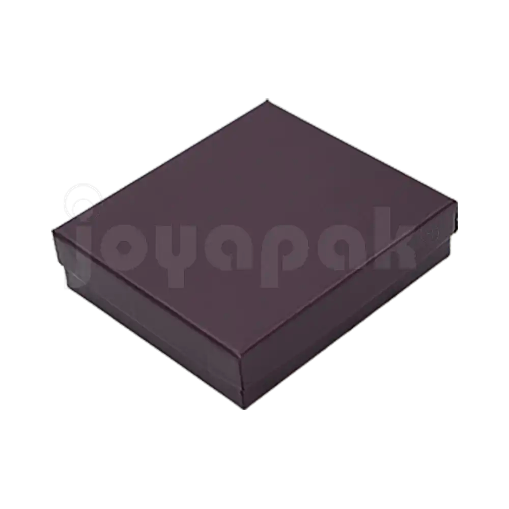 Caja Lino Cuadrada para Juego Grande: Arete, Cadena con Dije