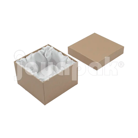 Caja Lino Cuadrada Alta para Brazalete-Reloj