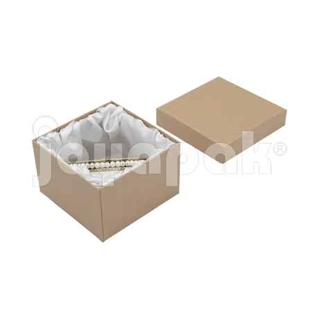 Caja Lino Cuadrada Alta para Brazalete-Reloj
