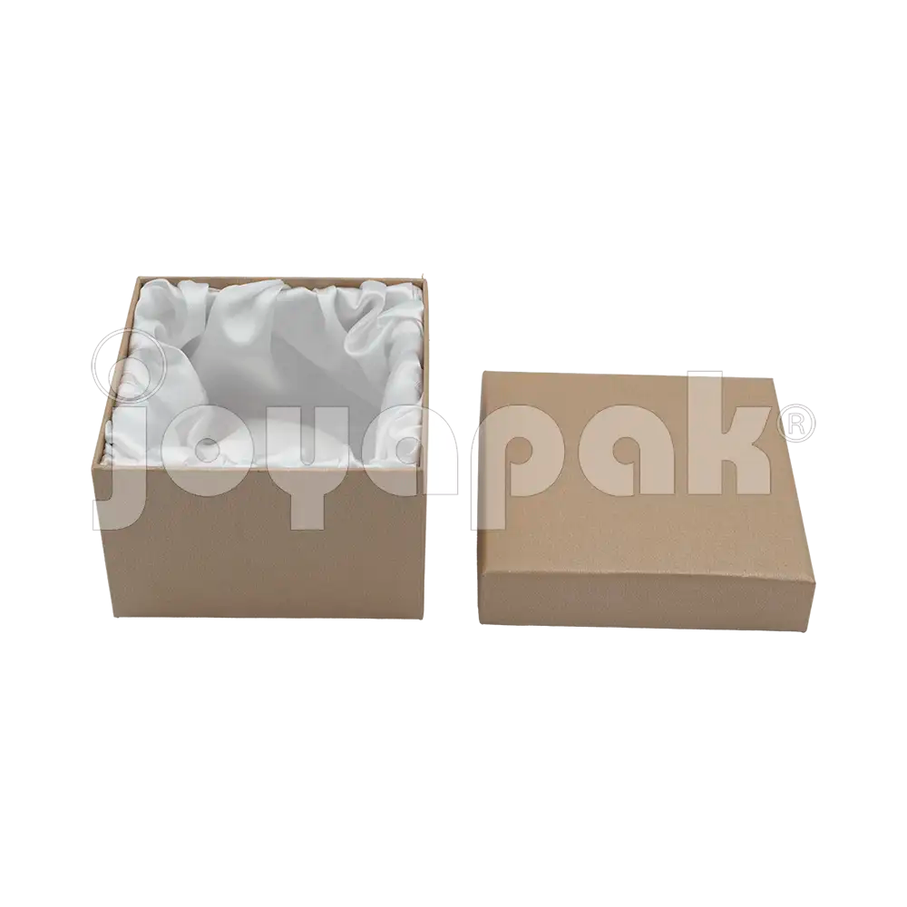 Caja Lino Cuadrada Alta para Brazalete-Reloj