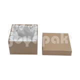 Caja Lino Cuadrada Alta para Brazalete-Reloj