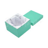 Caja Lino Cuadrada Alta para Brazalete-Reloj