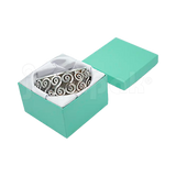 Caja Lino Cuadrada Alta para Brazalete-Reloj