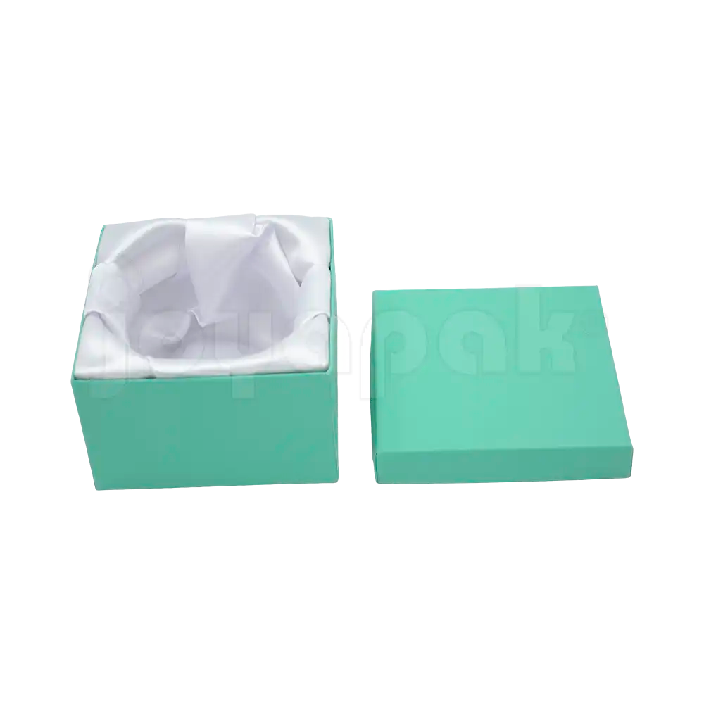 Caja Lino Cuadrada Alta para Brazalete-Reloj