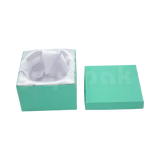 Caja Lino Cuadrada Alta para Brazalete-Reloj