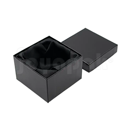 Caja Lino Cuadrada Alta para Brazalete-Reloj