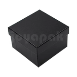 Caja Lino Cuadrada Alta para Brazalete-Reloj
