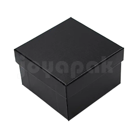 Caja Lino Cuadrada Alta para Brazalete-Reloj
