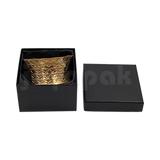Caja Lino Cuadrada Alta para Brazalete-Reloj