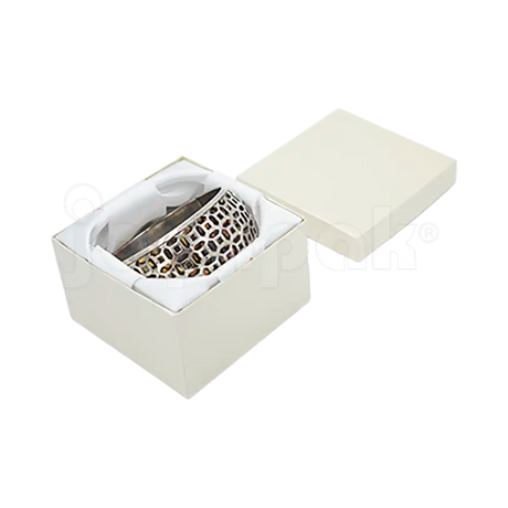 Caja Lino Cuadrada Alta para Brazalete-Reloj