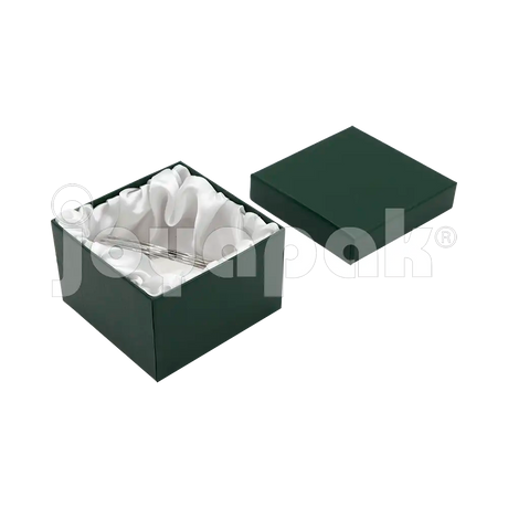 Caja Lino Cuadrada Alta para Brazalete-Reloj