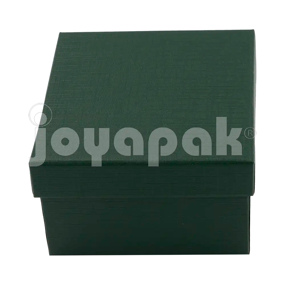 Caja Lino Cuadrada Alta para Brazalete-Reloj
