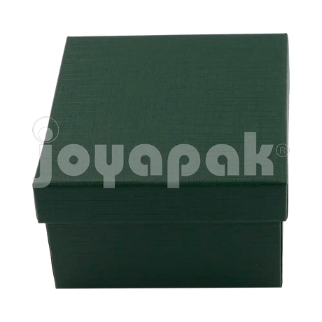 Caja Lino Cuadrada Alta para Brazalete-Reloj