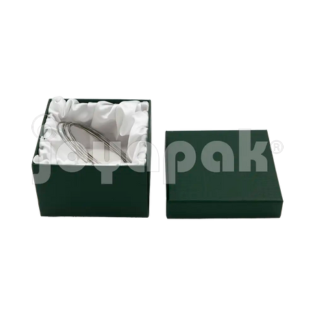 Caja Lino Cuadrada Alta para Brazalete-Reloj