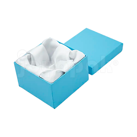 Caja Lino Cuadrada Alta para Brazalete-Reloj