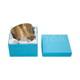 Caja Lino Cuadrada Alta para Brazalete-Reloj