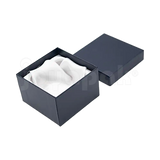 Caja Lino Cuadrada Alta para Brazalete-Reloj