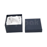 Caja Lino Cuadrada Alta para Brazalete-Reloj