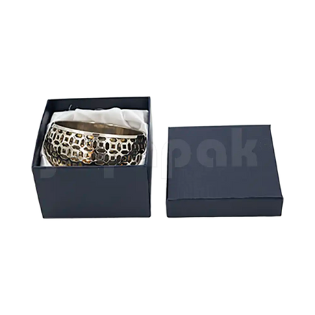 Caja Lino Cuadrada Alta para Brazalete-Reloj
