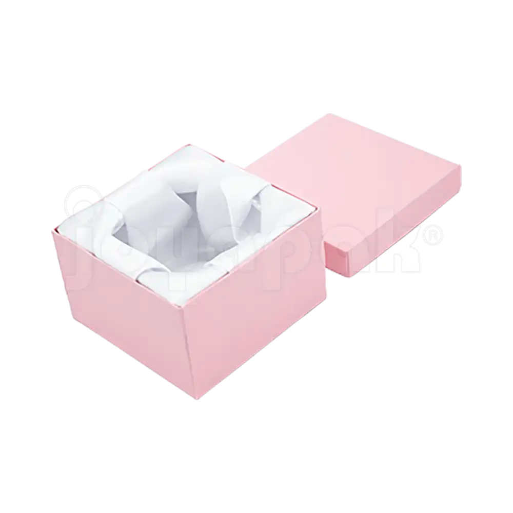 Caja Lino Cuadrada Alta para Brazalete-Reloj