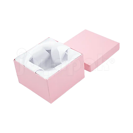 Caja Lino Cuadrada Alta para Brazalete-Reloj