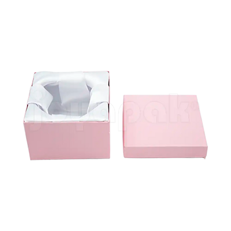 Caja Lino Cuadrada Alta para Brazalete-Reloj