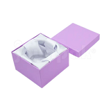 Caja Lino Cuadrada Alta para Brazalete-Reloj