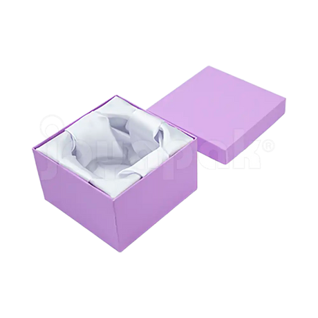 Caja Lino Cuadrada Alta para Brazalete-Reloj