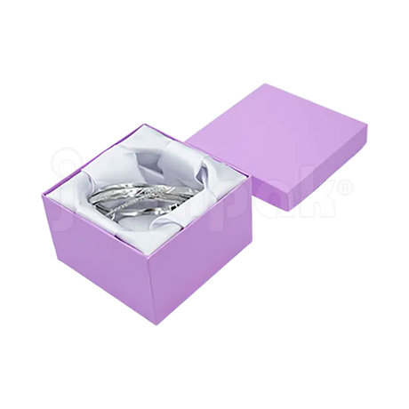 Caja Lino Cuadrada Alta para Brazalete-Reloj