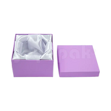 Caja Lino Cuadrada Alta para Brazalete-Reloj