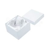 Caja Lino Cuadrada Alta para Brazalete-Reloj