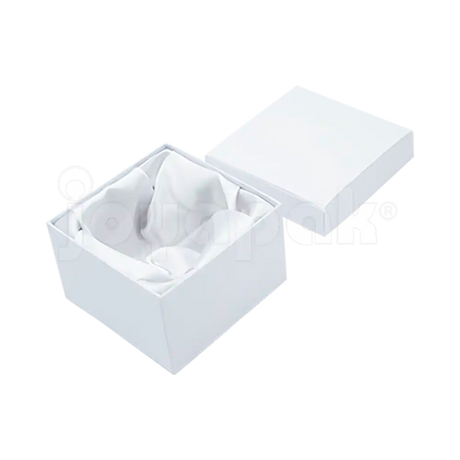 Caja Lino Cuadrada Alta para Brazalete-Reloj