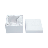 Caja Lino Cuadrada Alta para Brazalete-Reloj