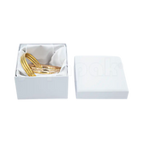 Caja Lino Cuadrada Alta para Brazalete-Reloj
