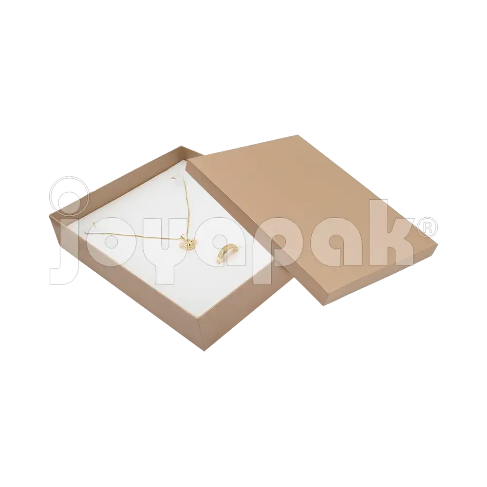 Caja Lino para Collar Extra Grande