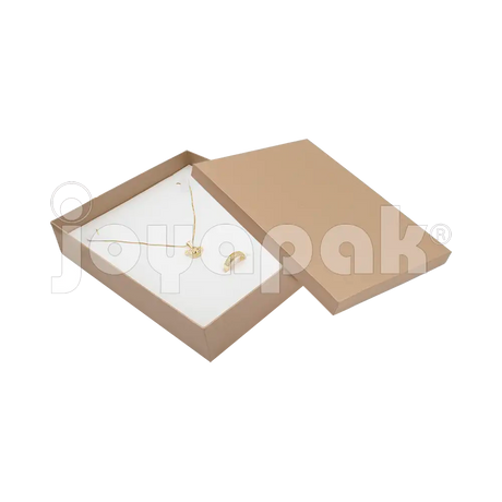 Caja Lino para Collar Extra Grande