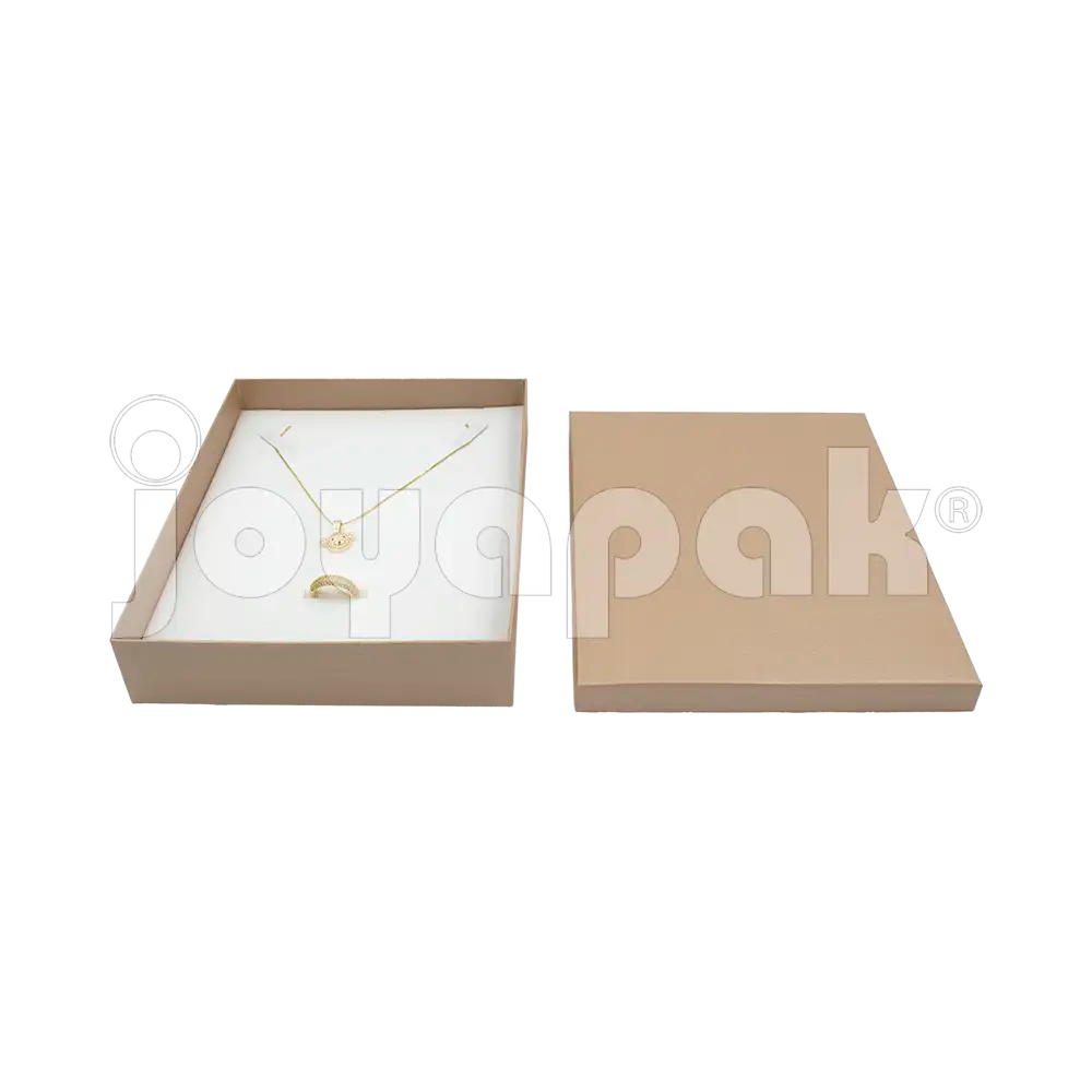 Caja Lino para Collar Extra Grande