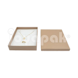 Caja Lino para Collar Extra Grande