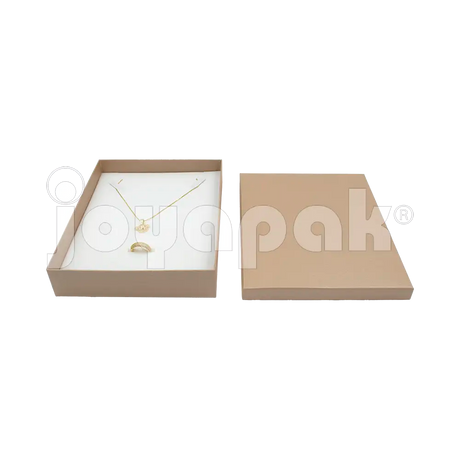 Caja Lino para Collar Extra Grande