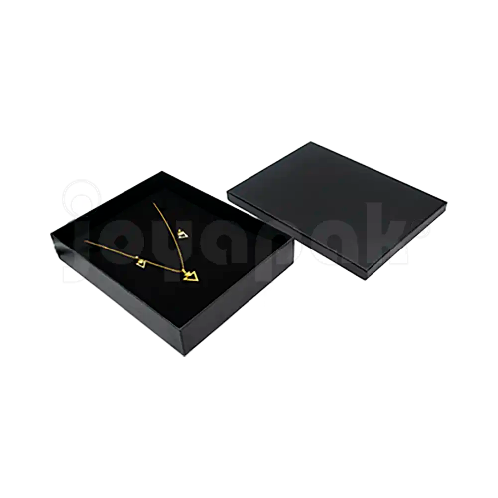 Caja Lino para Collar Extra Grande