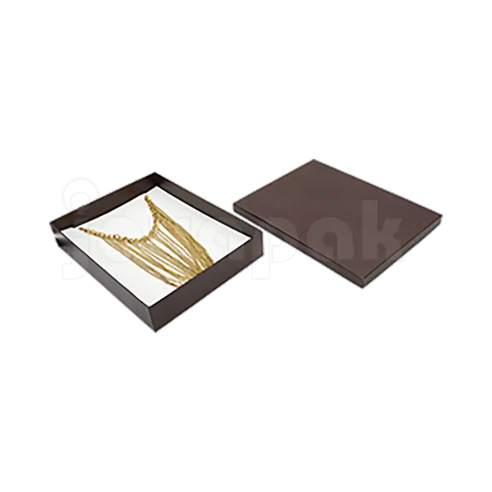 Caja Lino para Collar Extra Grande
