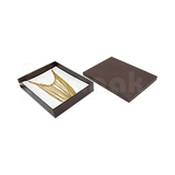 Caja Lino para Collar Extra Grande
